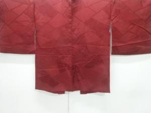 石畳に菊笹模様織出し羽織